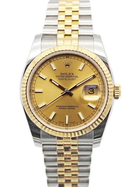 rolex two tone datejust 36mm